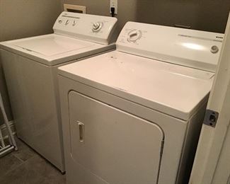 Washer and Dryer.