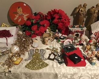 Christmas items.