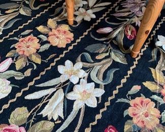 Large needlepoint rug