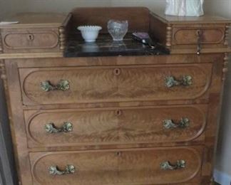 Antique Burled Dresser