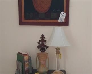 Eastlake Table, Roseville Base, Large Textured Picture