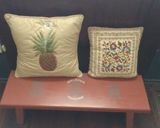 Hand Painted Bench