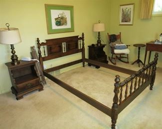 Bedroom furniture, misc. side tables, rocking chair