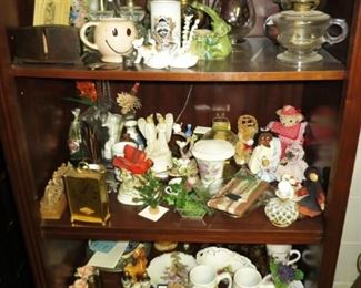Antique & vintage glass, pottery, misc. collectibles