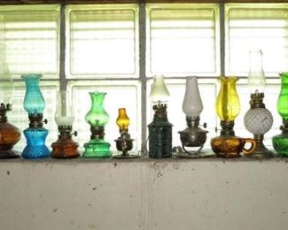 Miniature kerosene lamp collection
