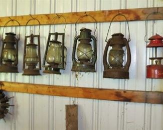 Many kerosene lanterns.  Some of these items have been sold.