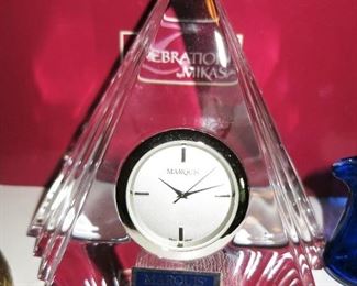 Waterford "Marquis" crystal clock