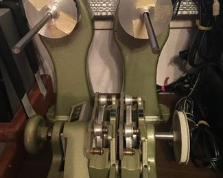 Ediquip Mdel 1000 film winder and Ediquip Model 10325 2 Gang  film synchronizer