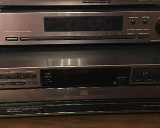 Sony receiver and disc player
