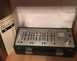 Sony Six Channel Stereo Microphone Mixer