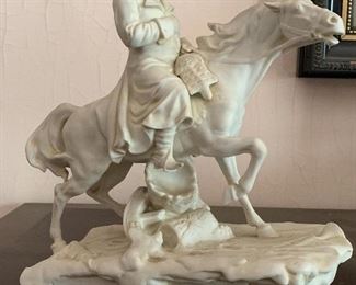 ANTIQUE PORCELAIN STATUE OF NAPOLEAN