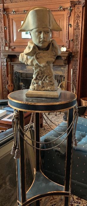 BUST OF NAPOLEON ON FRENCH STYLE STAND