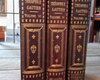 PART OF LARGE SET OF LEATHER BOUND BOOKS