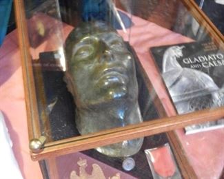 BRONZE NAPOLEAN DEATH MASK