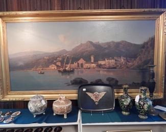 NUMEROUS FRAMED OILS-THIS ONE AND ANOTHER BY A. LAVOLPE