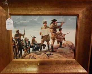 LEWIS & CLARK BY MORT KUNSTLER PRINT ON CANVAS