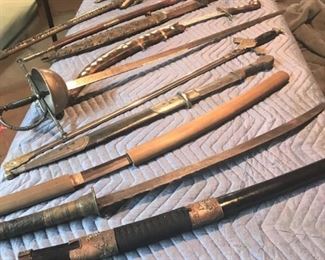 Antique Samurai Sword Collection