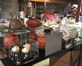Extensive Sports Memorabilia Collection