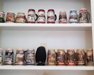 GREAT mug collection - Miller, Anheuser Busch, Coors - beer related - man cave here they come
