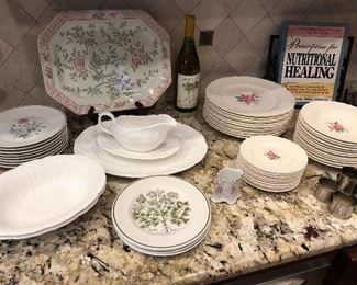 Coalport Countryware, Tiffany & Co. herbs plates, English platter, Spode china and more