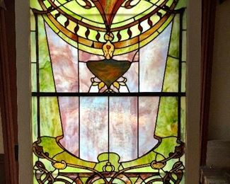 Stunning large stained glass window