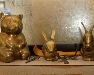 Brass animals