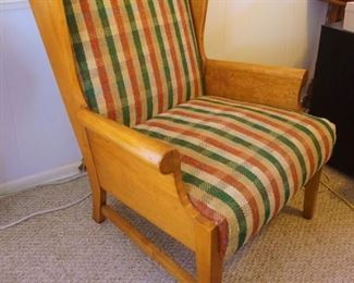 Vintage wingback chair