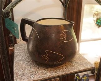 Art pottery pitcher