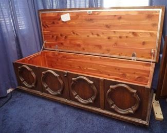 Vintage cedar chest