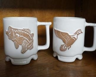 Frankoma pottery mugs