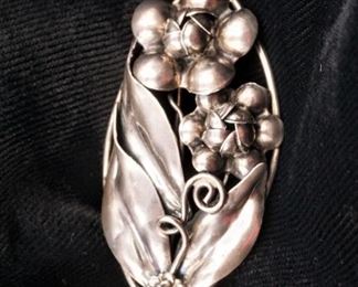 Hobe sterling brooch