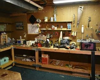 TOOL ROOM IN BASEMENT