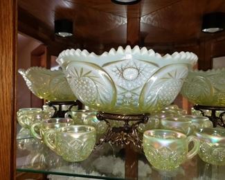 Fostoria Punch Bowl Set