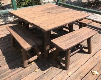  Picnic table and benches 