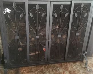 Fireplace screen