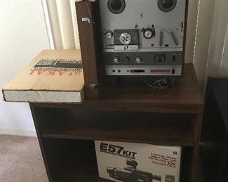 Akai x1800sd Super Deluxe Reel to Reel with accessories kit 