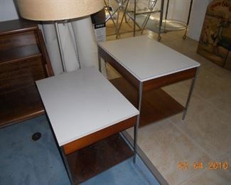 Herman Miller MCM  Side Tables - 1 has Lamp