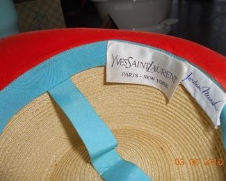 Yves Saint Laurent Ladies Hat Label