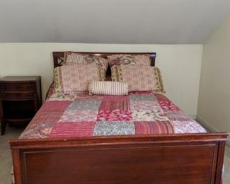 Full Size Mahogany Bedroom Set