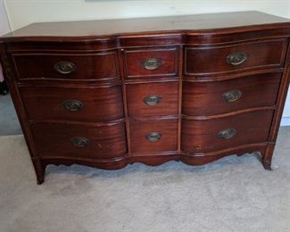 5 piece Mahogany Bedroom set Full Size