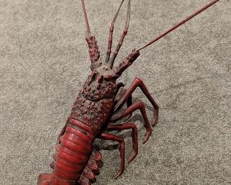 Heavy Cast Iron Lobster - Rare!