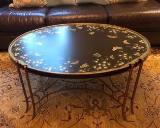 BERNHARDT HAND PAINTED TABLE
