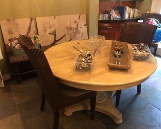 PEDESTAL DINING TABLE