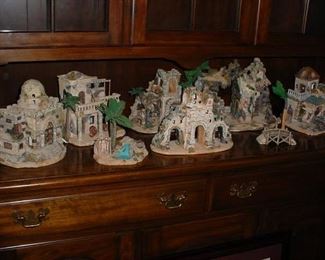 Anorther of the village sets, and this set if of a typical Biblical village, and its also lighted