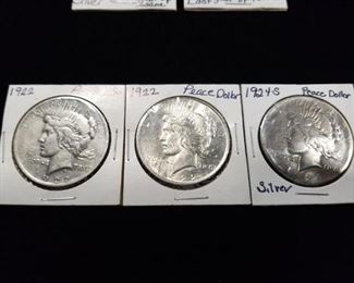 Peace Silver Dollars
