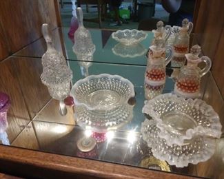 Hobnail glass