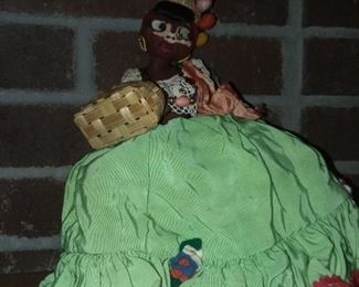 Vintage Brazilian topsy turvey doll