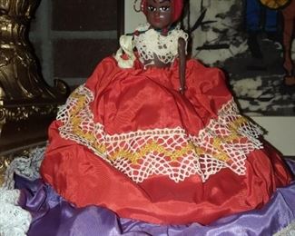 Vintage Brazilian topsy turvy doll