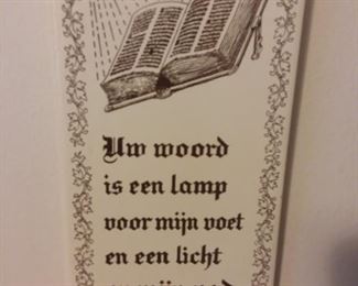 Thy word is a lamp unto my feet and a light unto my path