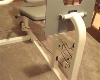 Part of exercise machine. Will have to be dis-assembled to get it out of the basement. Bring tools!
